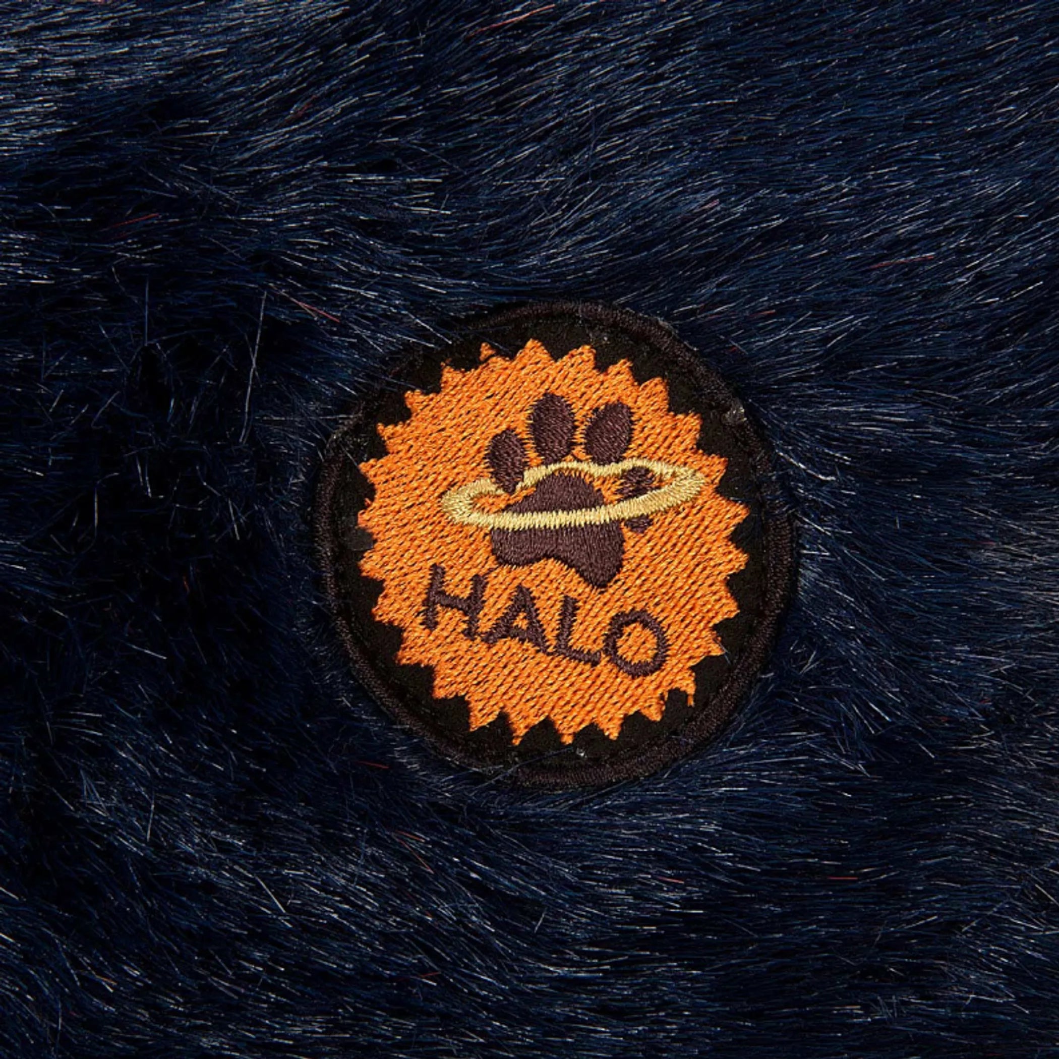 Halo Snowflake Round Dog Bed