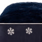 Halo Snowflakes Rectangular Dog Bed