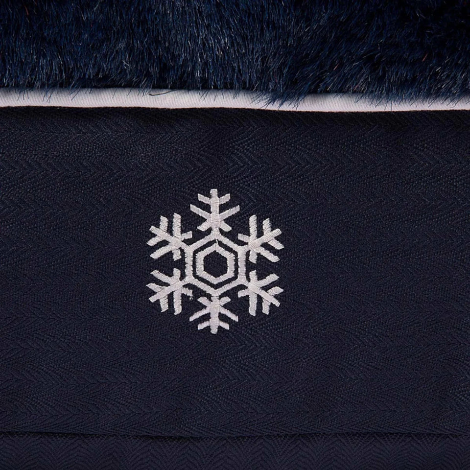 Halo Snowflakes Rectangular Dog Bed, view 7
