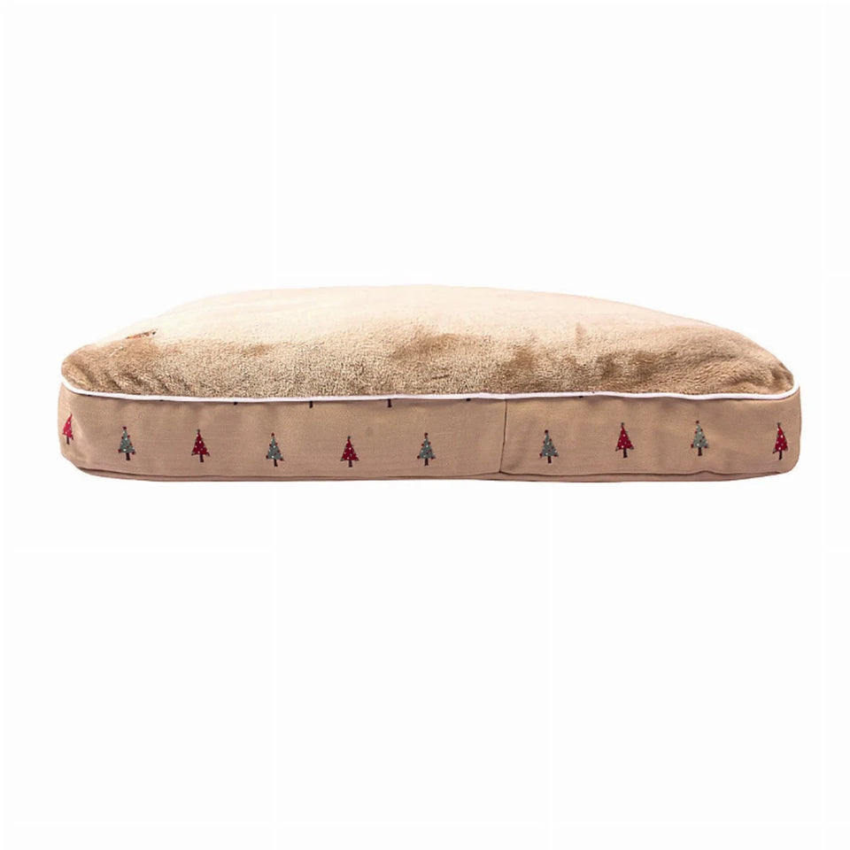Halo Christmas Tree Rectangular Dog Bed, view 2