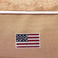 Halo American Flag Rectangular Dog Bed