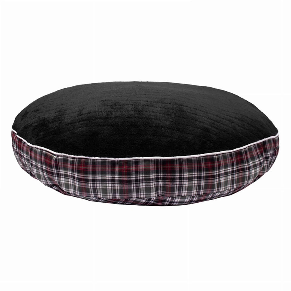 Halo Duck Green Plaid Round Dog Bed, view 8