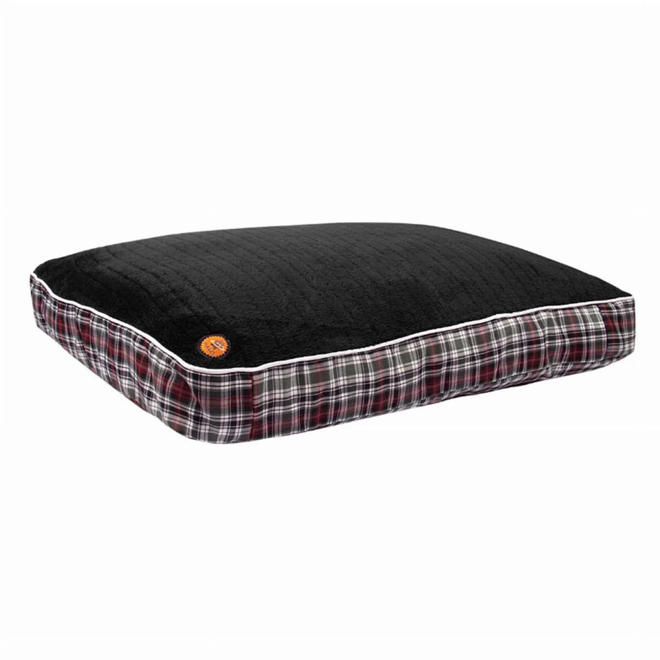 Halo Duck Green Plaid Rectangular Dog Bed, view 5