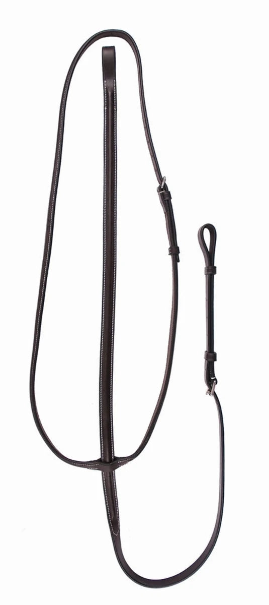 Henri de Rivel Plain Raised Standing Martingale, Austrnut/HORSE, view 6