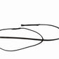 Henri de Rivel Plain Raised Standing Martingale - Premium Leather Horse Training Aid for Hunter Jumper & Schooling displayed on white background