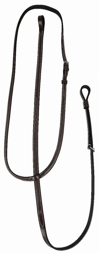 Henri de Rivel Pro Raised Fancy Stitched Standing Martingale, Havana/COB