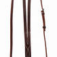 Running Martingale - Flat Leather Martingale with Stainless Steel Hardware in brown leather for horse tack and equestrian supplies