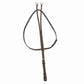 Running Martingale - Flat Leather Martingale with Stainless Steel Hardware designed for equestrian tack and horse control