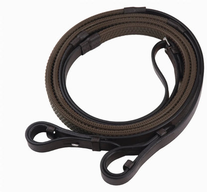 Henri de Rivel Advantage Rubber Reins, Havana/HORSE