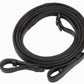 Henri de Rivel Advantage Rubber Reins, Black/HORSE, view 2