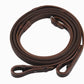 Henri de Rivel Advantage Rubber Reins in brown, durable horse reins for equestrian supplies and pet products.