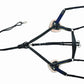 Henri de Rivel Pro 5 Point Elastic Breastplate Martingale - Running Attachment with Removable Fleece designed for horse tack and equestrian use