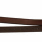 Henri de Rivel Nylon Lined Stirrup Leather - Black- 54 durable equestrian tack for secure riding and horse control.