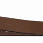 Henri de Rivel X-Wide Stirrup Leathers in brown leather with silver buckle, premium equestrian horse tack accessory