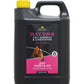 Lincoln Silky Shine 2 in 1 Shampoo and Conditioner - 4 litre black container with yellow cap for horse grooming care