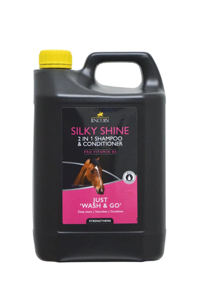Lincoln Silky Shine, 2 in 1 Shampoo and Conditioner, 4 litre