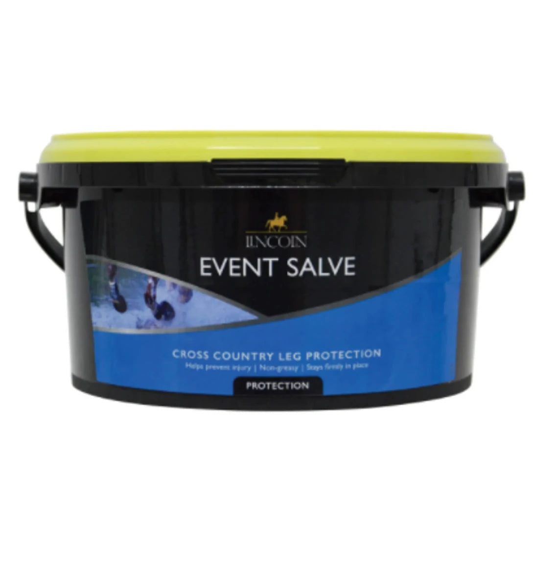 Lincoln Event Salve- 2 kg container for cross country leg protection in equestrian care and pet supplies.