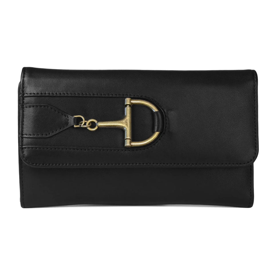 AWST Int'l Dee-Bit 3-Fold Leather Wallet-Black, view 4