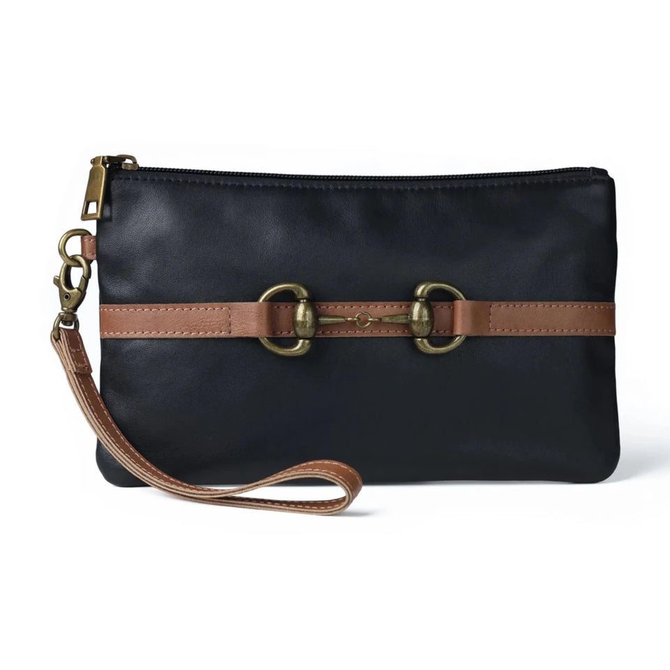 AWST Snaffle Bit Clutch Bag-Black, view 4