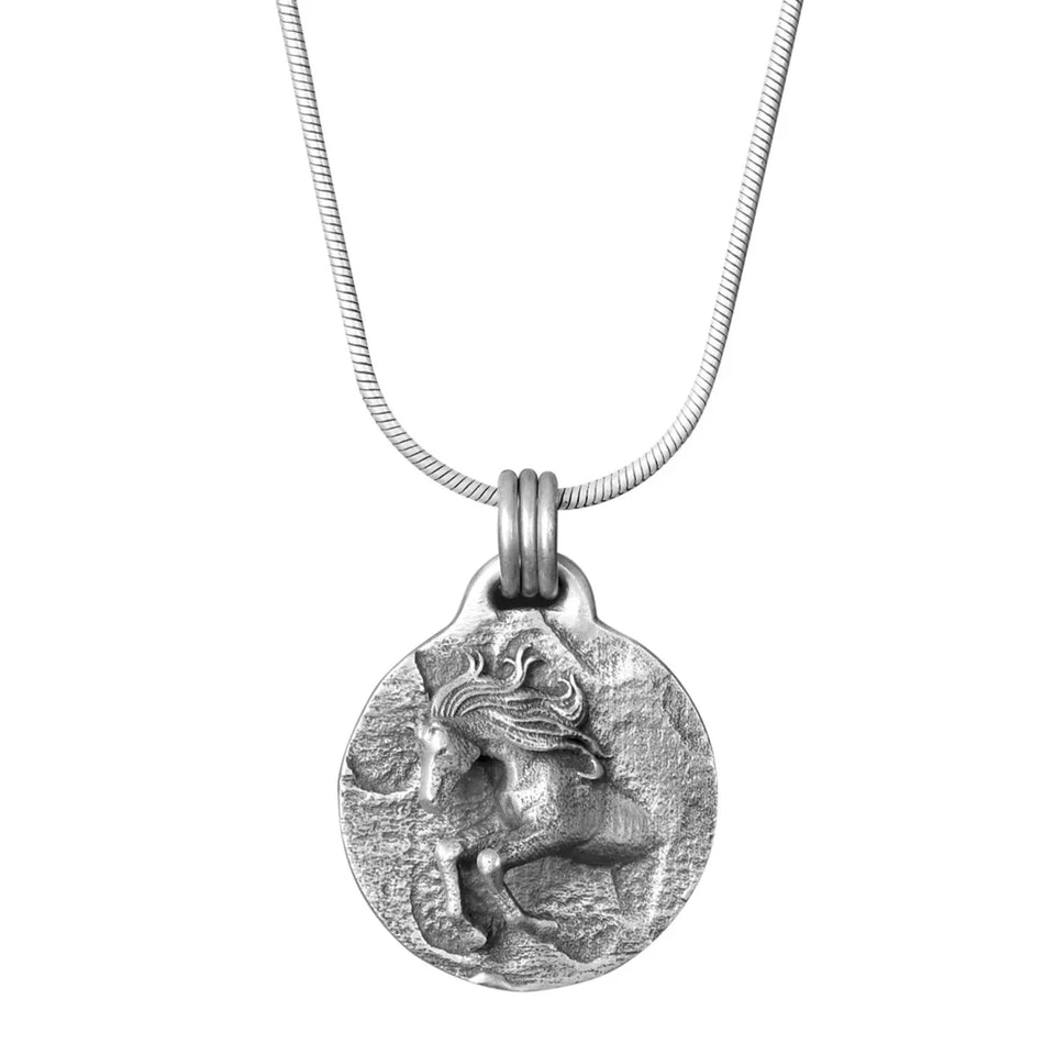 AWST Int'l Lila Jumper Necklace-Silver, view 3