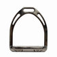TuffRider Aluminum Stirrups with open sides and textured footrest for secure grip in equestrian riding gear