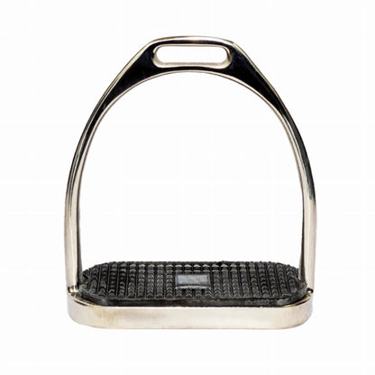 Tuffrider Fillis Stirrups with metal frame and textured black rubber footbed for horse riding and equestrian supplies