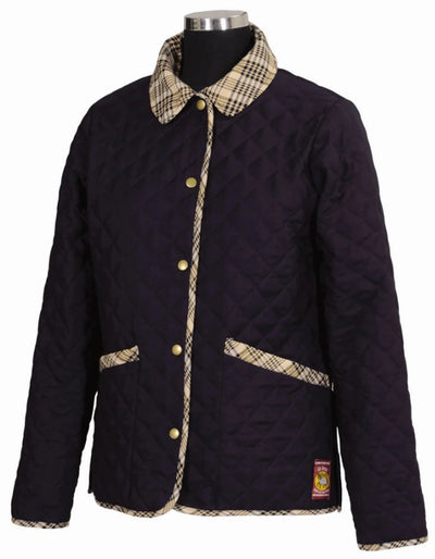 5/A Baker Ladies Country Quilted Jacket, Navy/XL