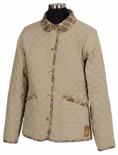 5/A Baker Ladies Country Quilted Jacket, Fog/SMALL