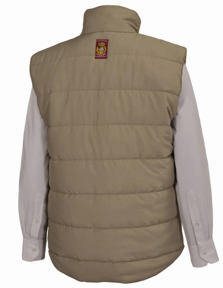 Women's Quilted Equestrian Vest, 5/A Baker, Fog/1, view 7