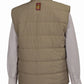 Back view of Women's Quilted Equestrian Vest - Country Style Riding Vest with Plaid Lining & Side Gussets - 5/A Baker