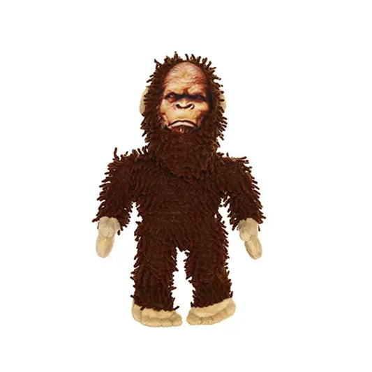 Mighty Jr Microfiber Bigfoot Dog Toy - Small Ultra-Durable Squeaky Plush - Floats