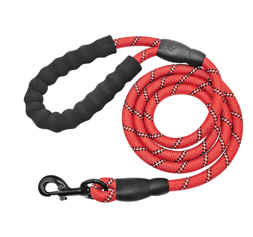 Reflective Comfort Leash - Premium Nylon Dog Leash For Walking And Training - Ultimate Pet Safety And Control