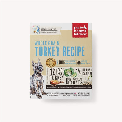 The Honest Kitchen Keen Whole Grain Turkey Dehydrated Dog Food 10 lb