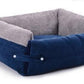 Convertible Dog Bed with Blanket - Removable Washable - Pets Perfect