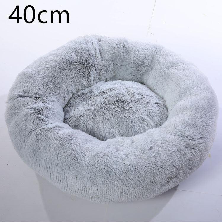 Cozy Haven: Luxurious Round Pet Bed For Winter Comfort - Pets Perfect