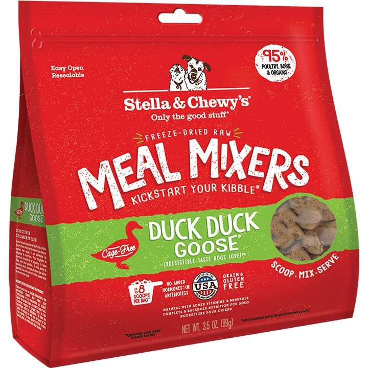 Stella & Chewy's Dog Freeze-Dried Mixer Duck Goose 18 oz