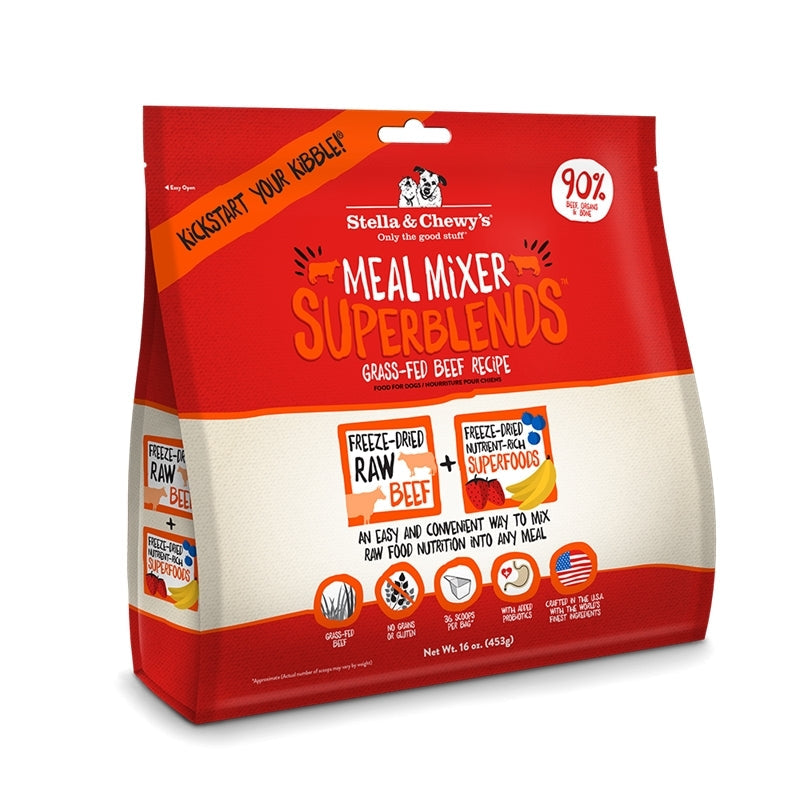 Stella & Chewy's Dog Freeze-Dried Superblends Mixer Beef 16 oz
