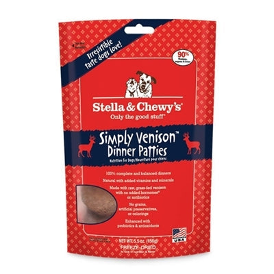 Stella & Chewy's Dog Freeze-Dried Venison Blend Patties 14 oz