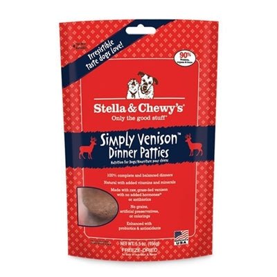 Stella & Chewy's Dog Freeze-Dried Venison Blend Patties 14 oz - Pets Perfect