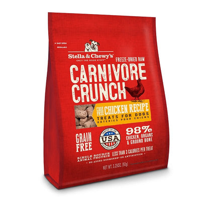 Stella & Chewy's Carnivore Crunch, Chicken (3.25 oz) - Pets Perfect