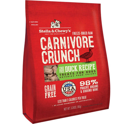 Stella & Chewy's Carnivore Crunch, Duck (3.25 oz) - Pets Perfect