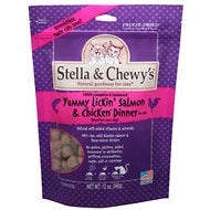 Stella & Chewy's Cat Freeze-Dried Yummy Lickin Salmon and Chicken Dinner, 8 oz