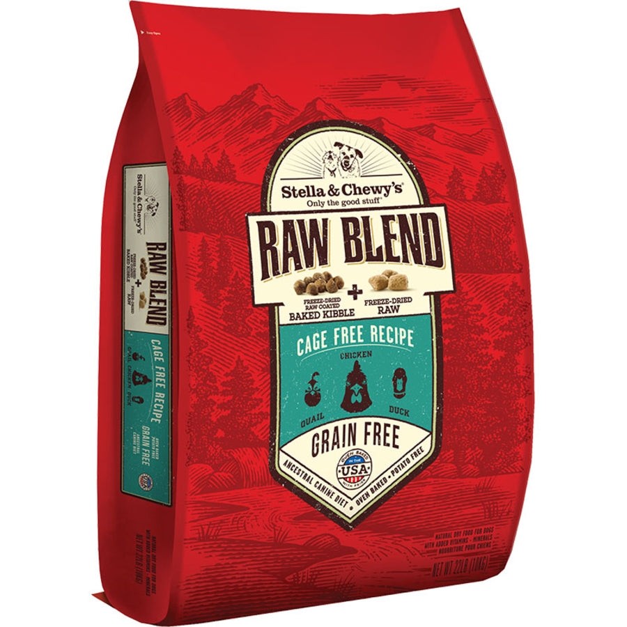 Stella & Chewy's Dog Raw Blend Cage Free, 22 lb