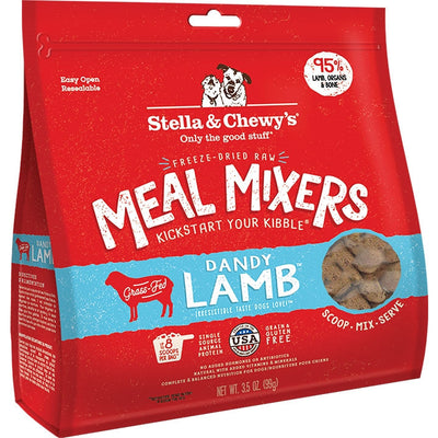 Stella & Chewy's Freeze-Dried Raw Dandy Lamb Meal Mixers Grain-Free Dog Food Topper 3.5 oz