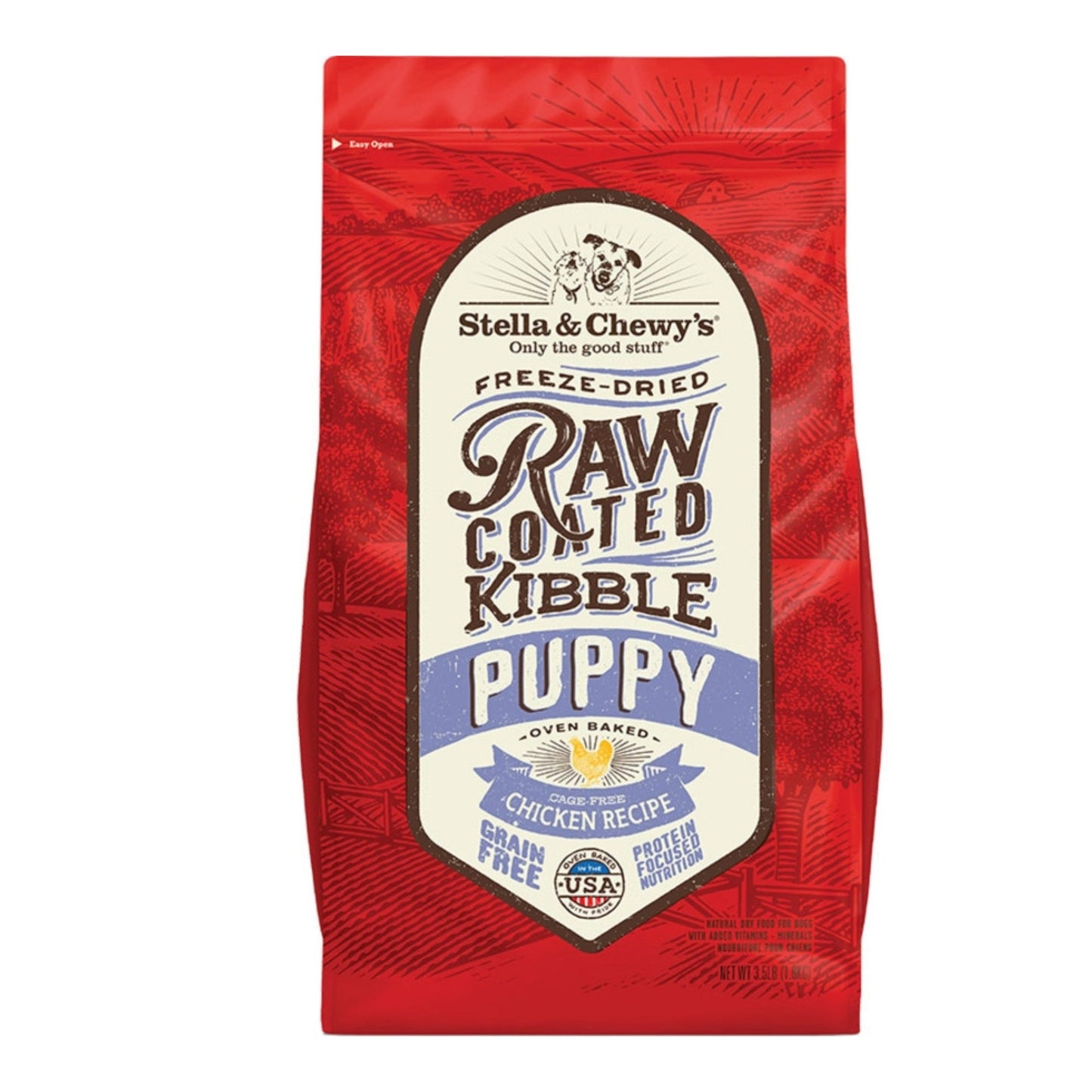 Stella & Chewy's Dog Kibble - Raw Coated Chicken Puppy 3.5 lb