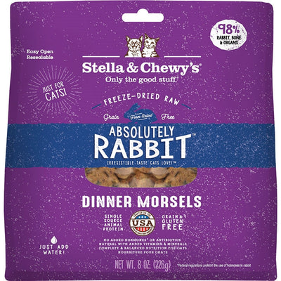 Stella & Chewy's Cat Freeze-Dried Rabbit Dinner 8 oz