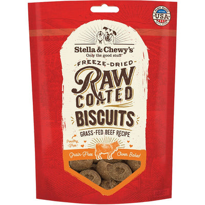 Stella & Chewy's Dog Raw Coated Biscuits Beef 9 oz