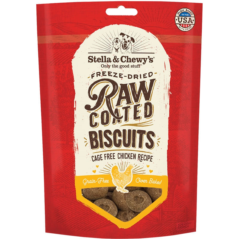Stella & Chewy's Dog Raw Coated Biscuits Chicken 9 oz