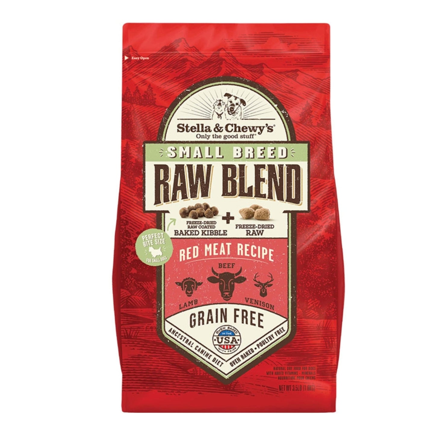 Stella & Chewy's Dog Kibble, Raw Blend Red Meat Small Breed Recipe