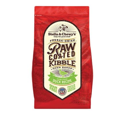Stella & Chewys Dog Kibble - Raw Coated Cage -Free Duck Recipe 3.5Lbs